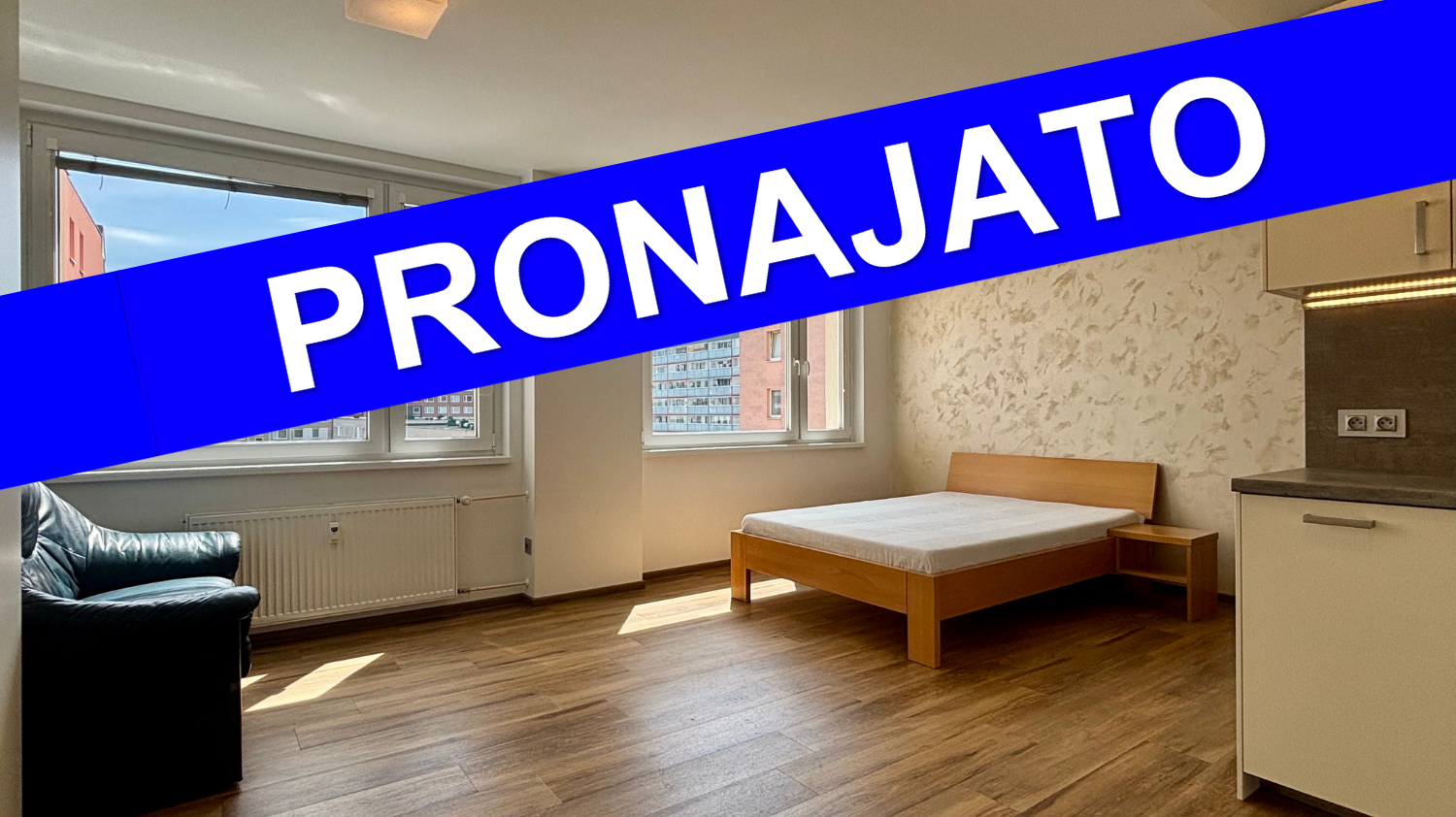 Pronájem bytu 1+kk, ul. Běhounkova, Praha - Stodůlky