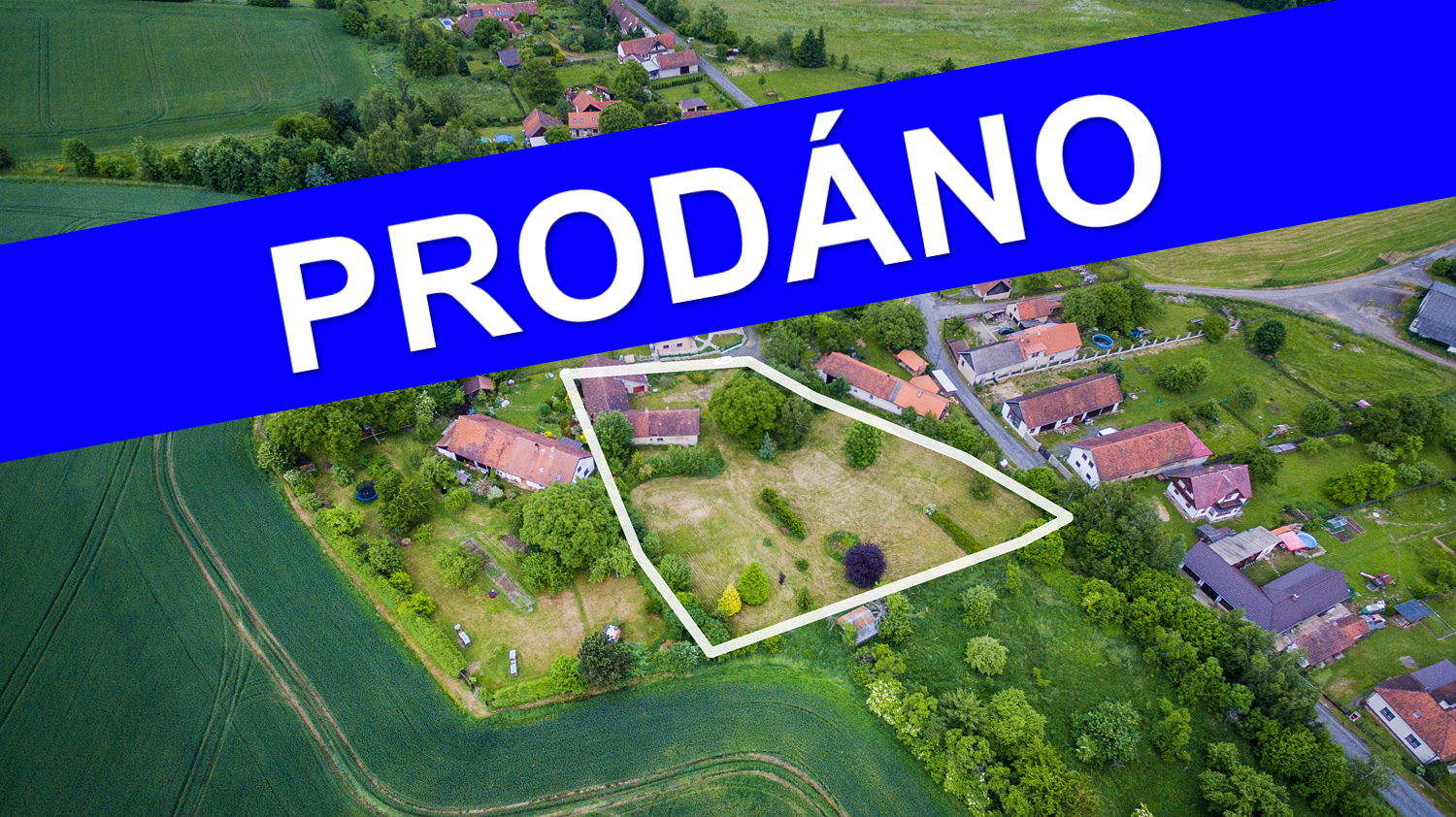 Prodej RD ke kompletní rekonstrukci, pozemek 4.371 m2, Nové Nespeřice - okr. Kutná Hora